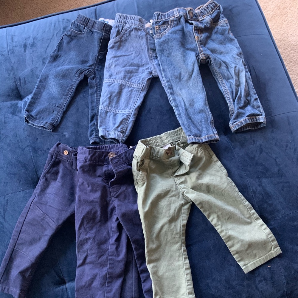 Infant jeans/khaki lot size 6-12 months
